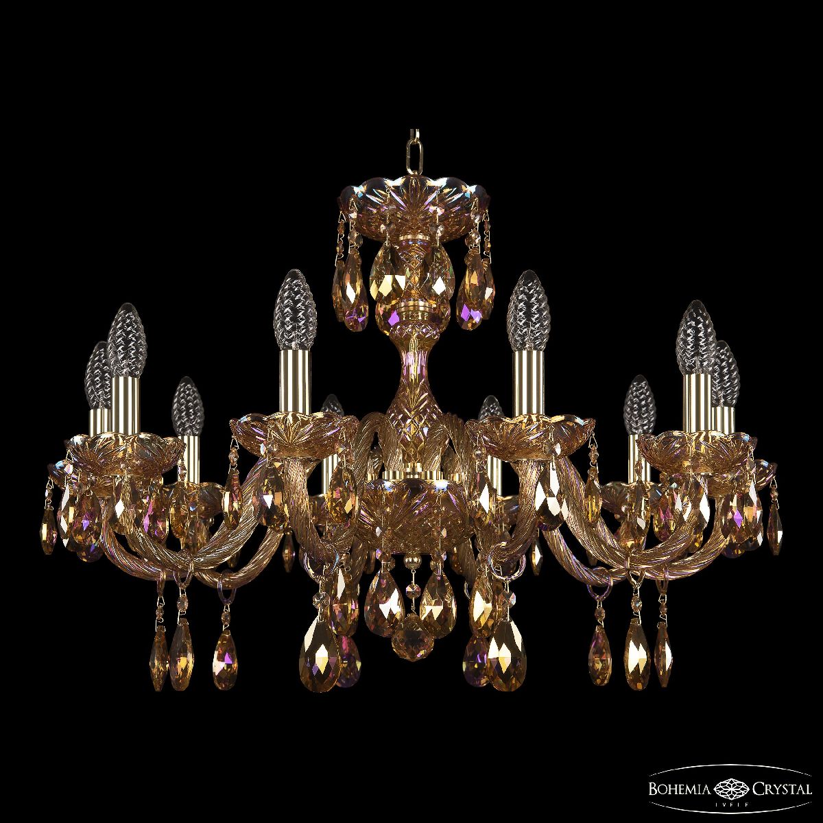 Подвесная люстра Bohemia Ivele Crystal 117/10/240 G M777