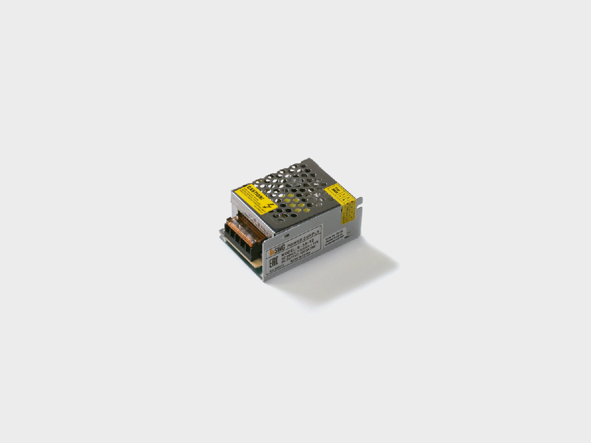 Блок питания SWG Standard 35Вт DC12В 3А IP20 00000000121