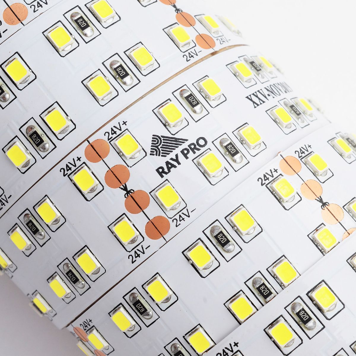 Светодиодная лента Apeyron 24В 2835 38Вт/м 6500К 3800Лм/м 3м IP20 247BL