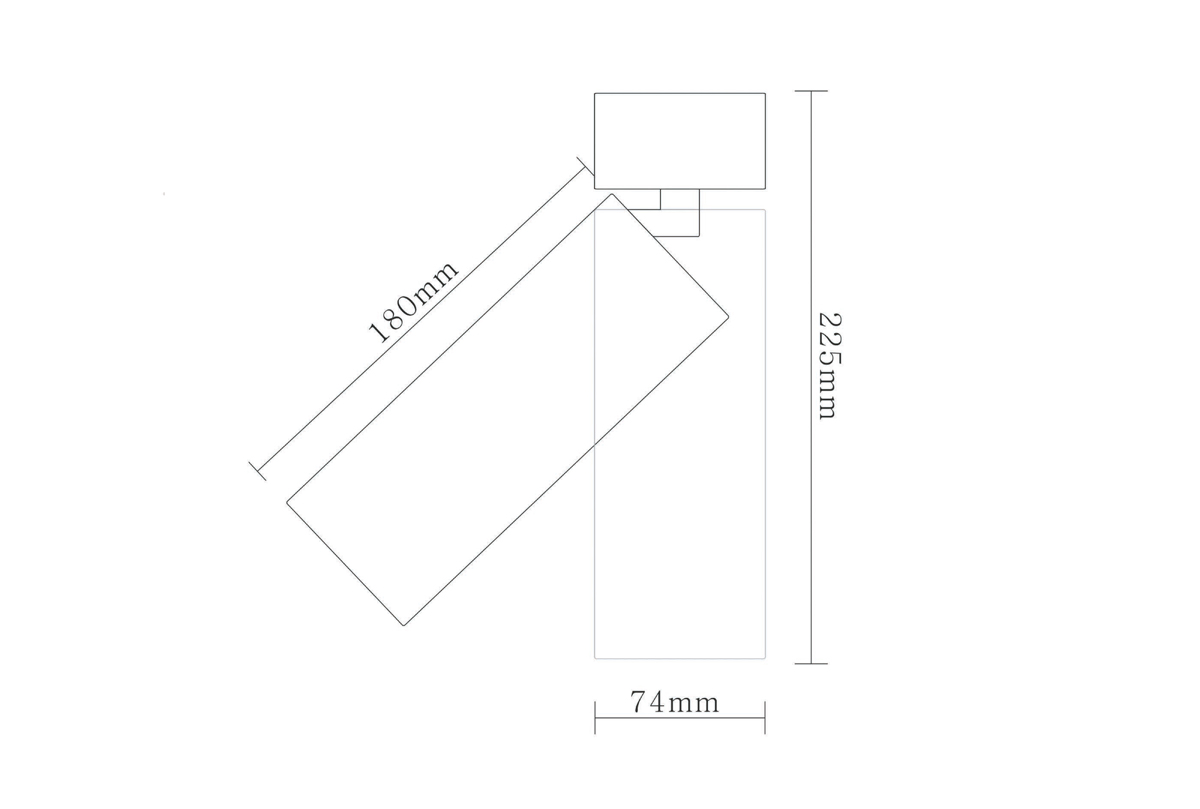 Накладной спот Donolux Rollo DL18895R20W1W ST