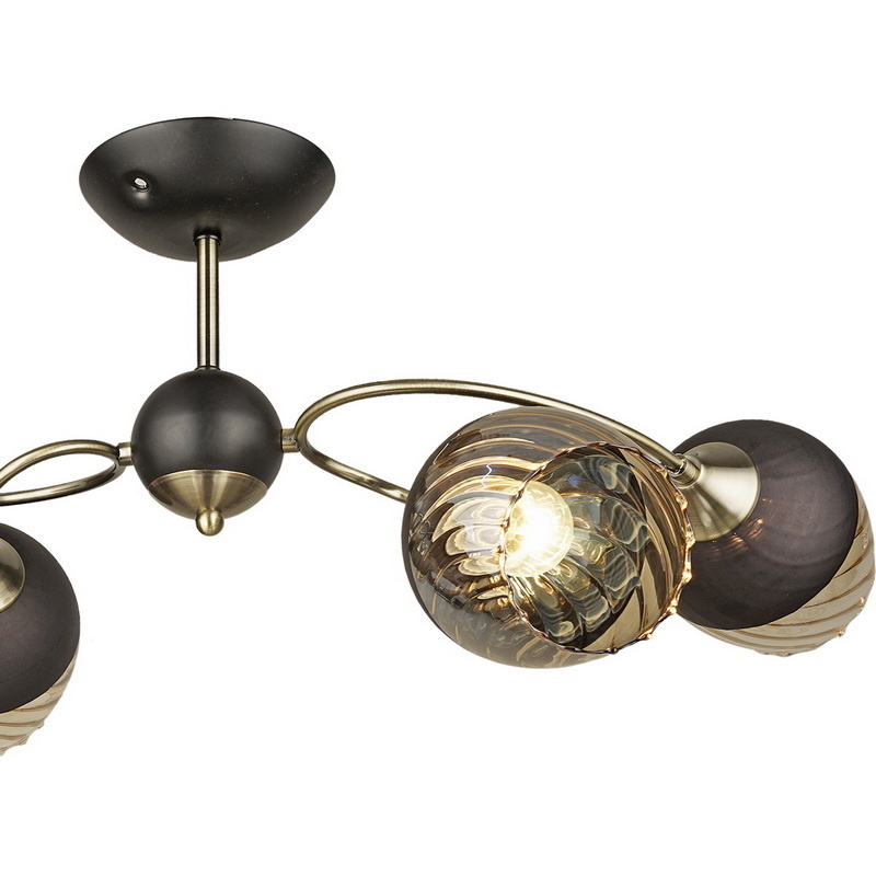 Люстра на штанге Reluce 04250-0.3-04 BK+AB