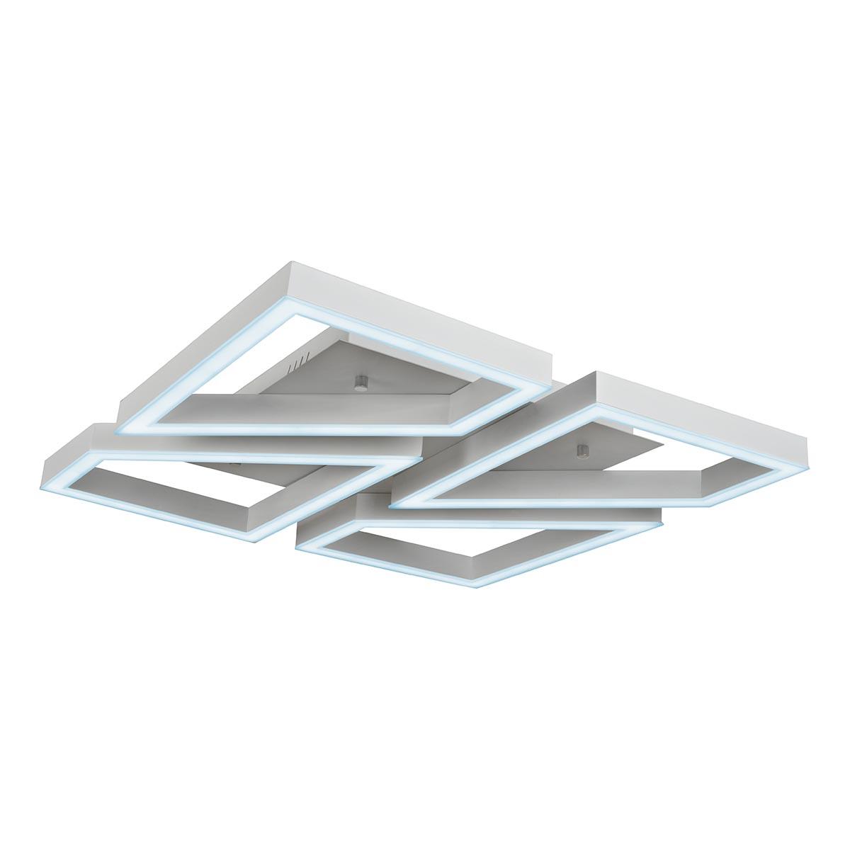 Потолочная светодиодная люстра с пультом управления iLedex Stellar 8302-550X550-X WH