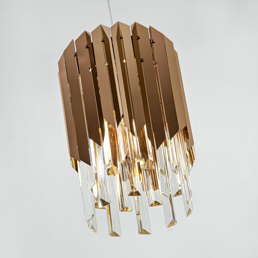 Подвесной светильник хрустальный Modelux ML.20208.1 GD