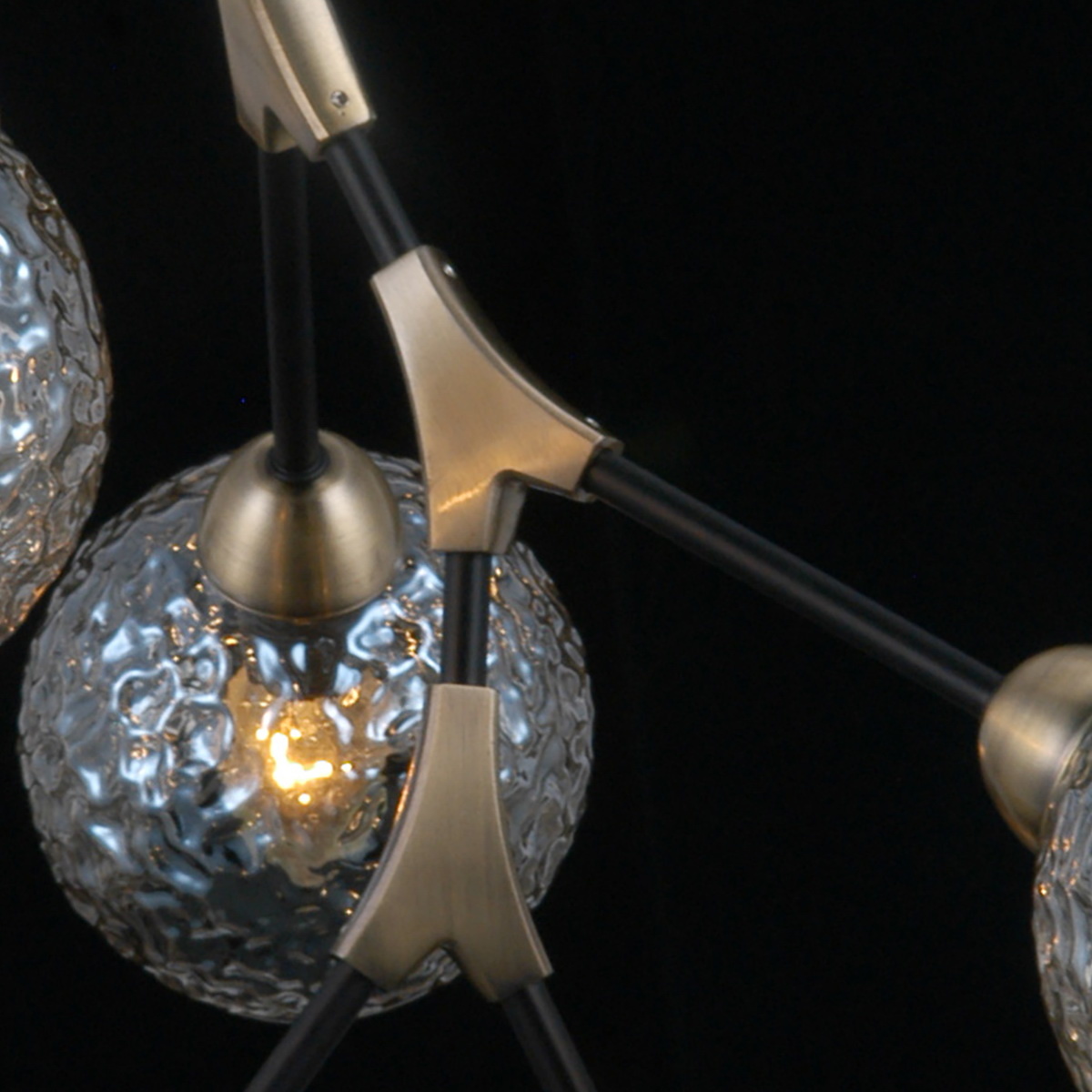 Люстра на штанге Illumico IL0263-5PSQ-79 BK AB