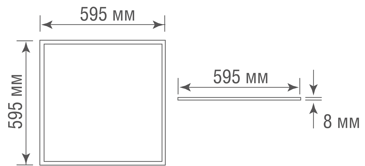 Светодиодная панель Donolux Prisma DL18013NW1YG