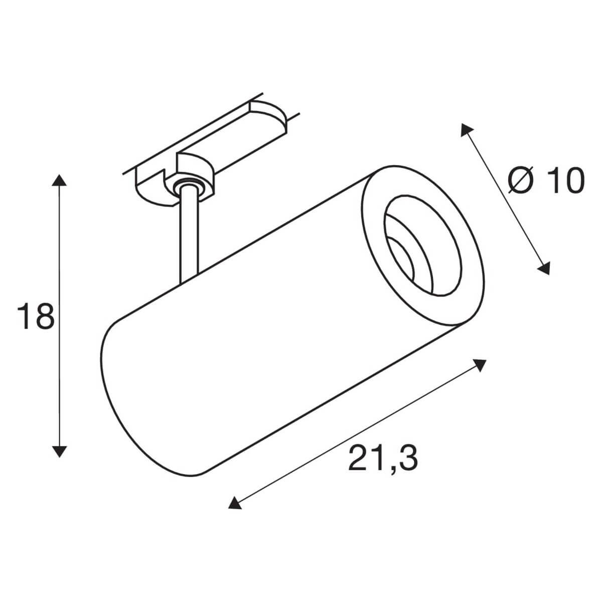 Трековый светильник SLV S-Track Dali Numinos 1004560
