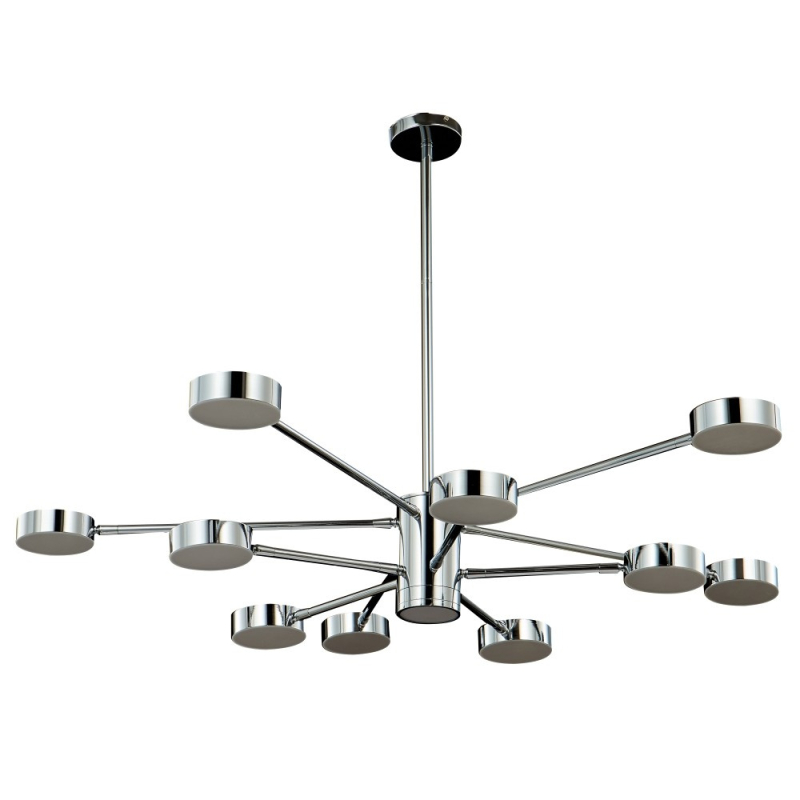 Подвесная люстра Crystal Lux GORACIO SP10 D1100 CHROME