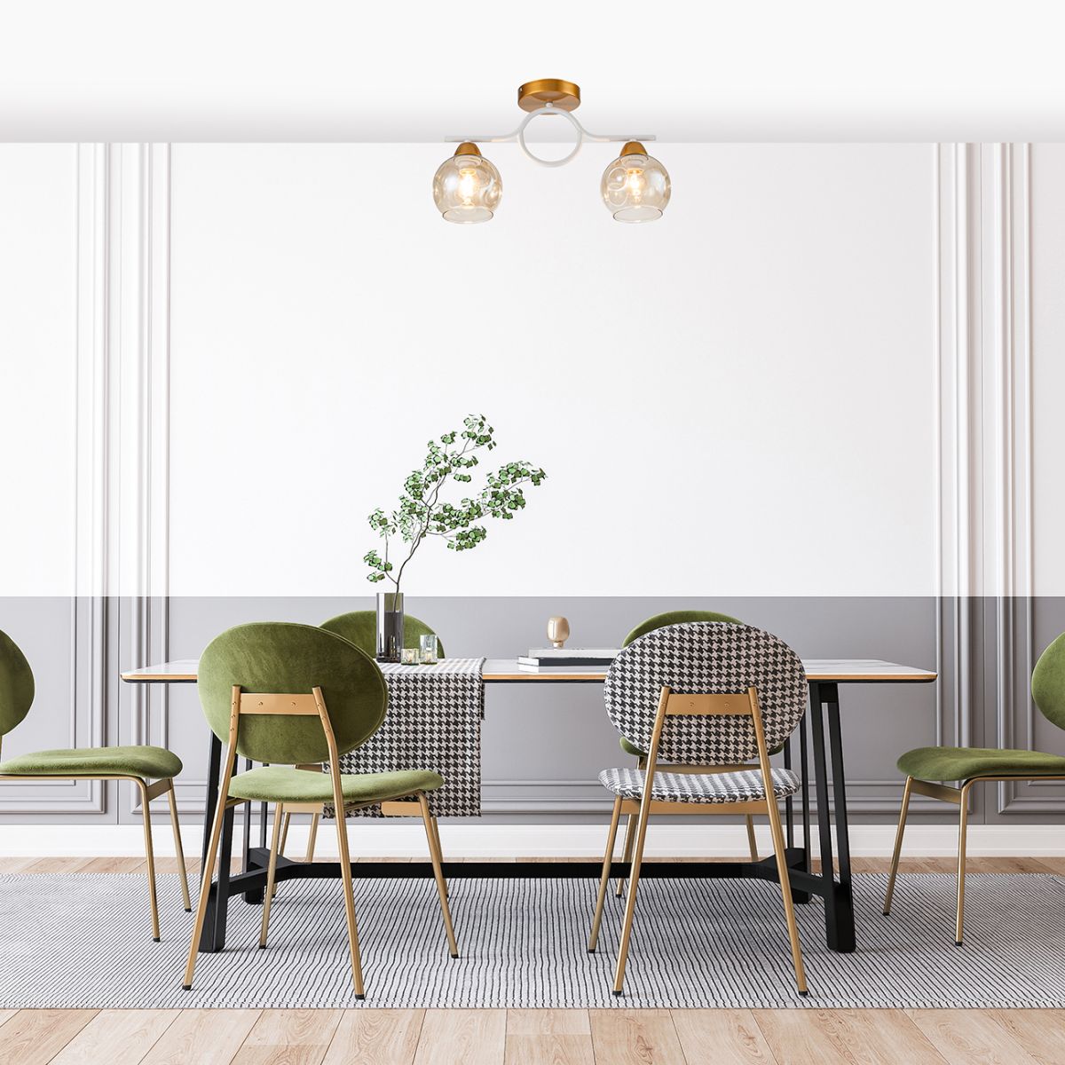 Потолочный светильник Escada Muse 1100/2P