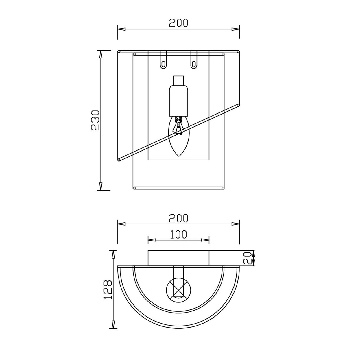 Бра Freya Earth FR5171WL-01BS