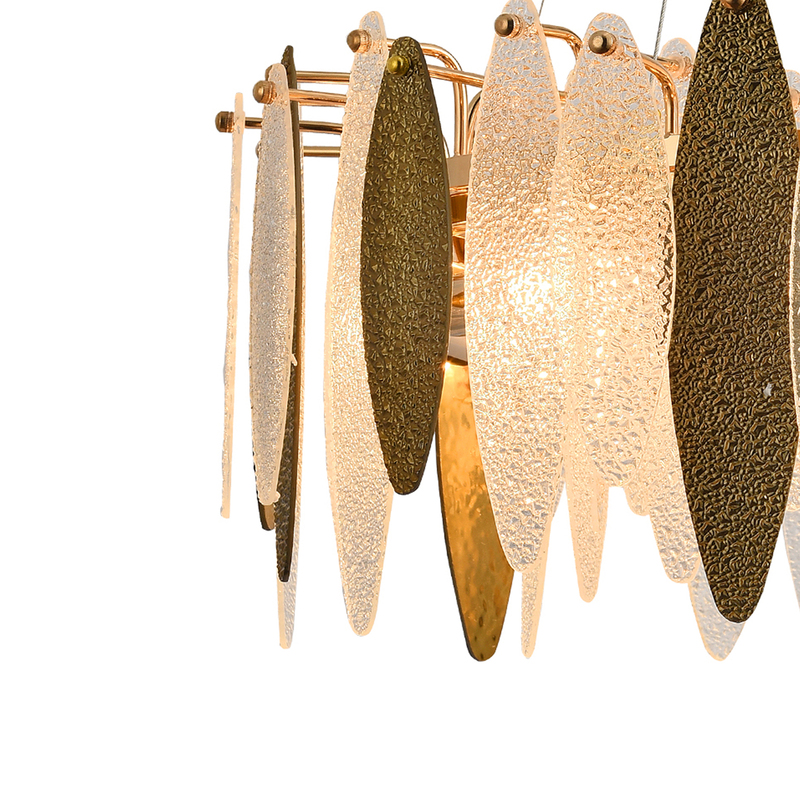 Подвесная люстра Natali Kovaltseva TRIADA 81409/8C GOLD WHITE