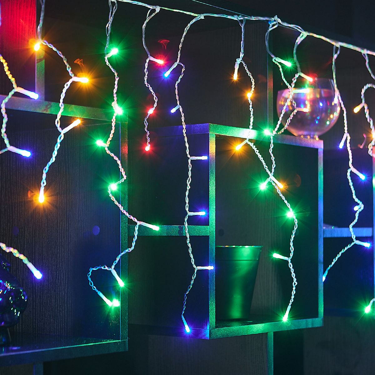 Уличная гирлянда Uniel ULD-B6007-200/STK MULTI IP44 UL-00010888