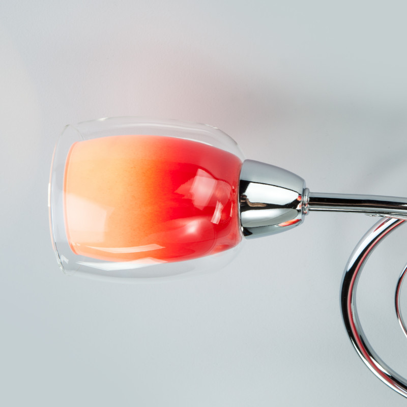 Накладная люстра Eurosvet 30153/5 красный