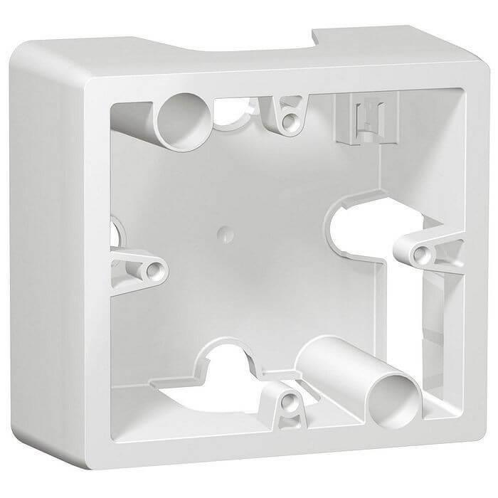 Коробка накладного монтажа 1-постовая Legrand Galea Life белая 771096