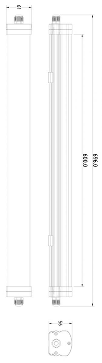 Потолочный светильник Deko-Light Tri Proof 730419