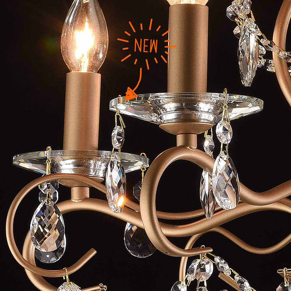 Подвесная люстра Lumien Hall Юнона 0016/8P-ITGD