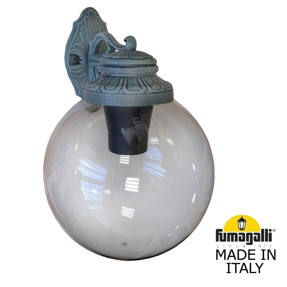 Уличный настенный светильник шар Fumagalli Globe 250 G25.131.000.VZF1RDN