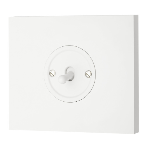 Кнопка однотумблерная Bironi Шедель Бриз B3-230-21M-PB