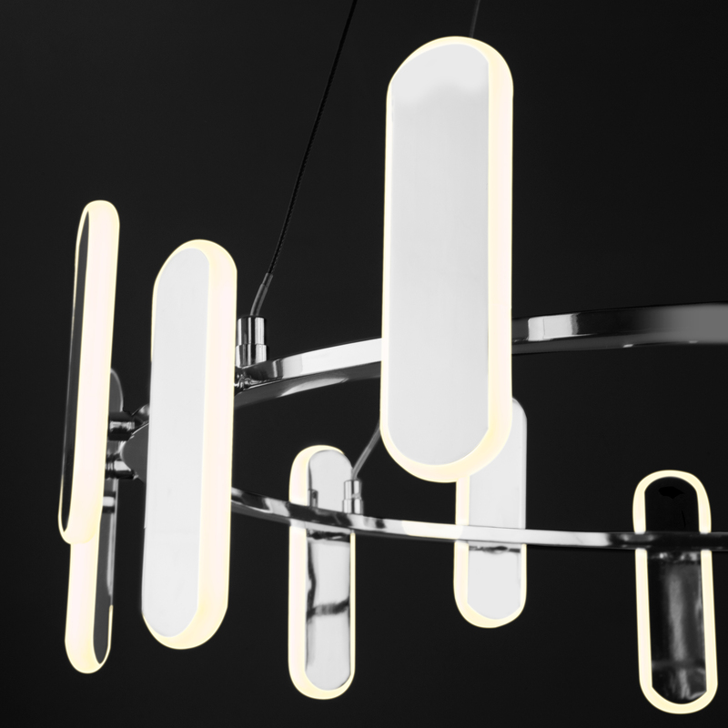 Подвесной светодиодный светильник Eurosvet Riddle 90206/16 хром