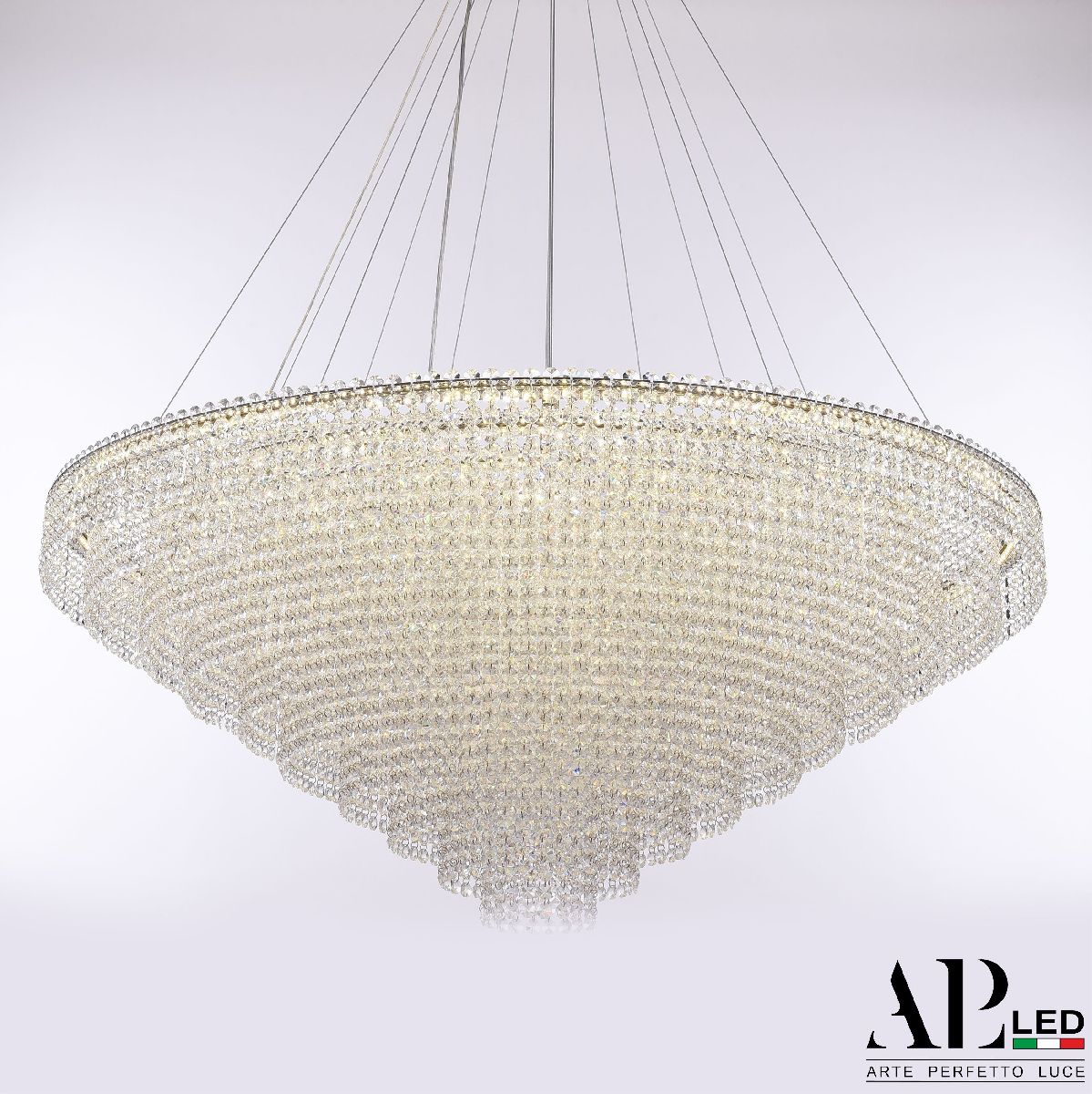 Каскадная люстра Arte Perfetto Luce Sicilia SH13.100.C.Ni.4000