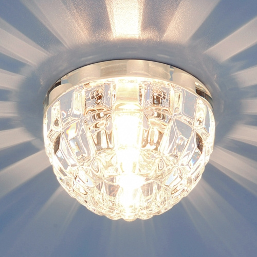 Встраиваемый светильник Elektrostandard 7246 G9 CH/CL хром/прозрачный 4690389060342