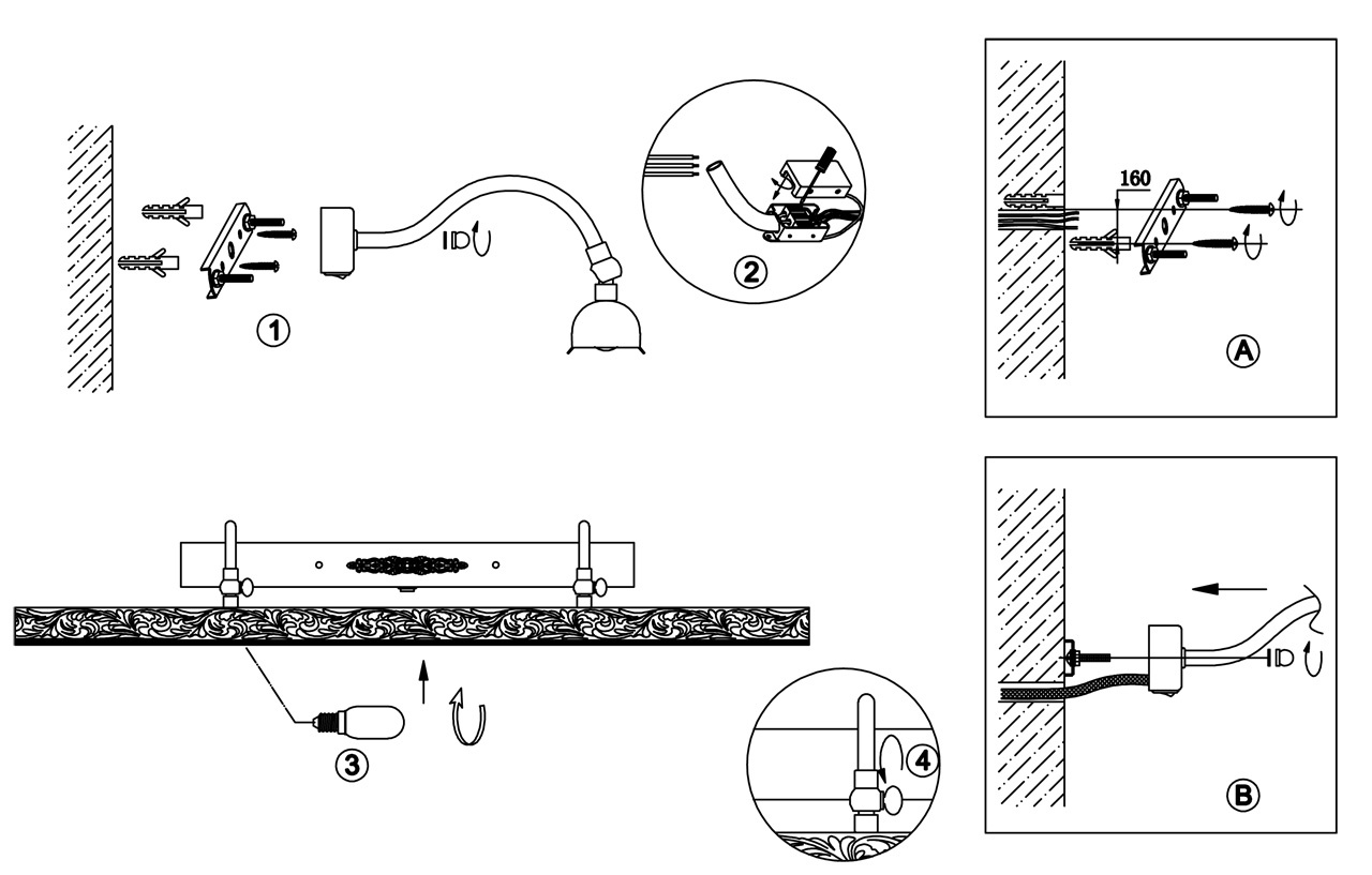 Подсветка для картин Odeon Light Pola 2702/4W