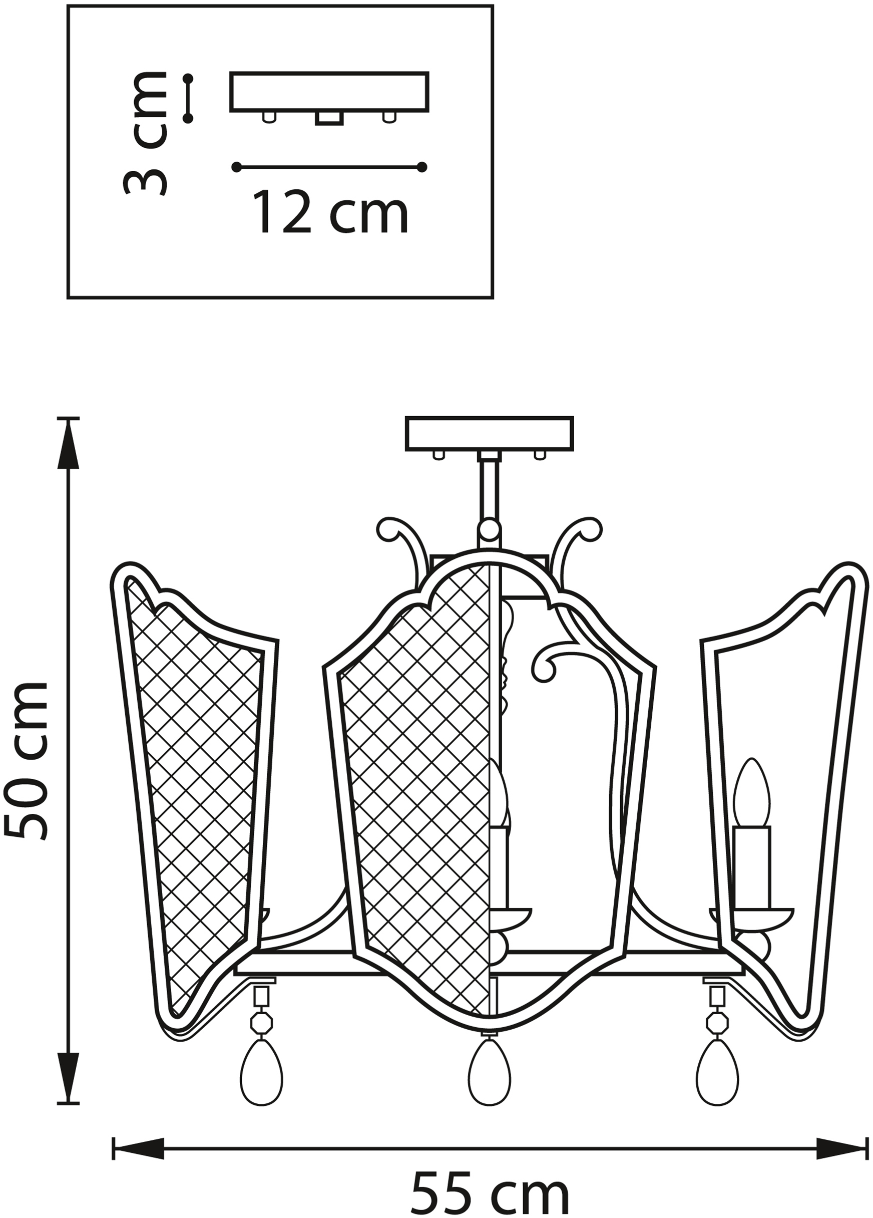 Подвесная люстра Lightstar Castello 744077