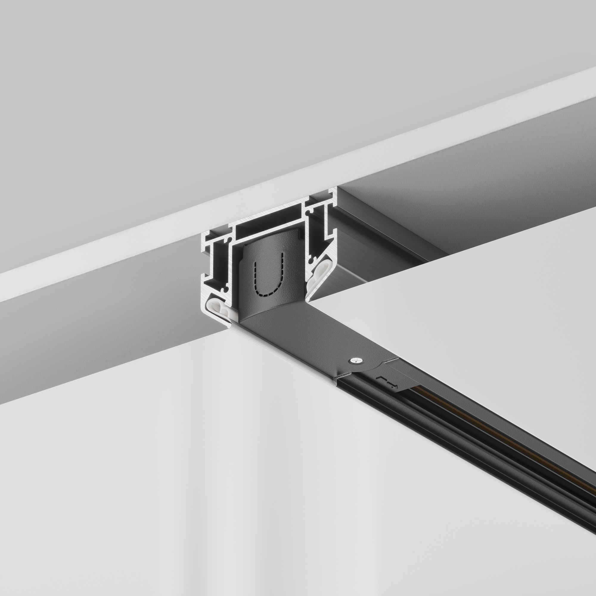 Профиль для монтажа Maytoni Three phase track system Trinity TRA005MP-312S