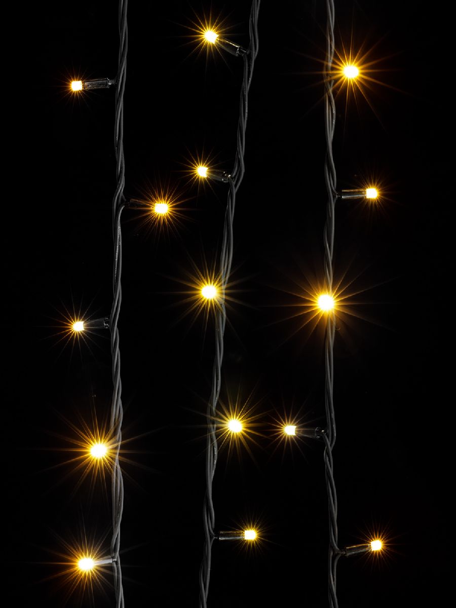 Уличная светодиодная гирлянда TDM Electric СГУ100БТ10 250V теплый белый без мерцания SQ0361-0042