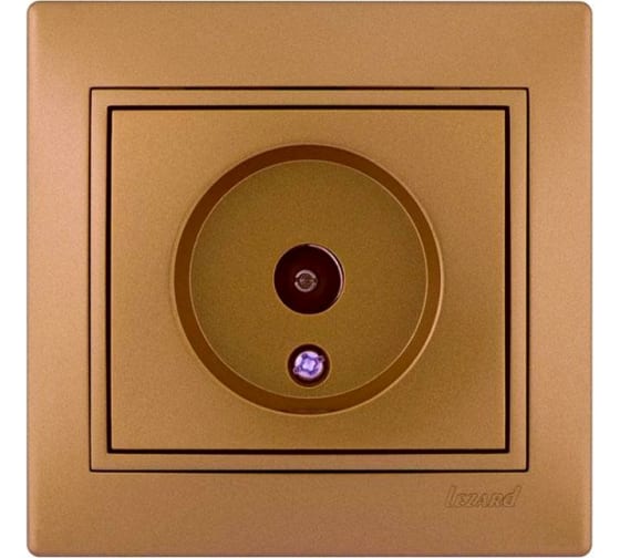 Розетка ТВ проходная Lezard Mira 701-1313-129