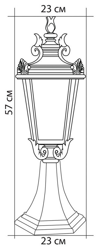 Уличный светильник Feron Прага 11367