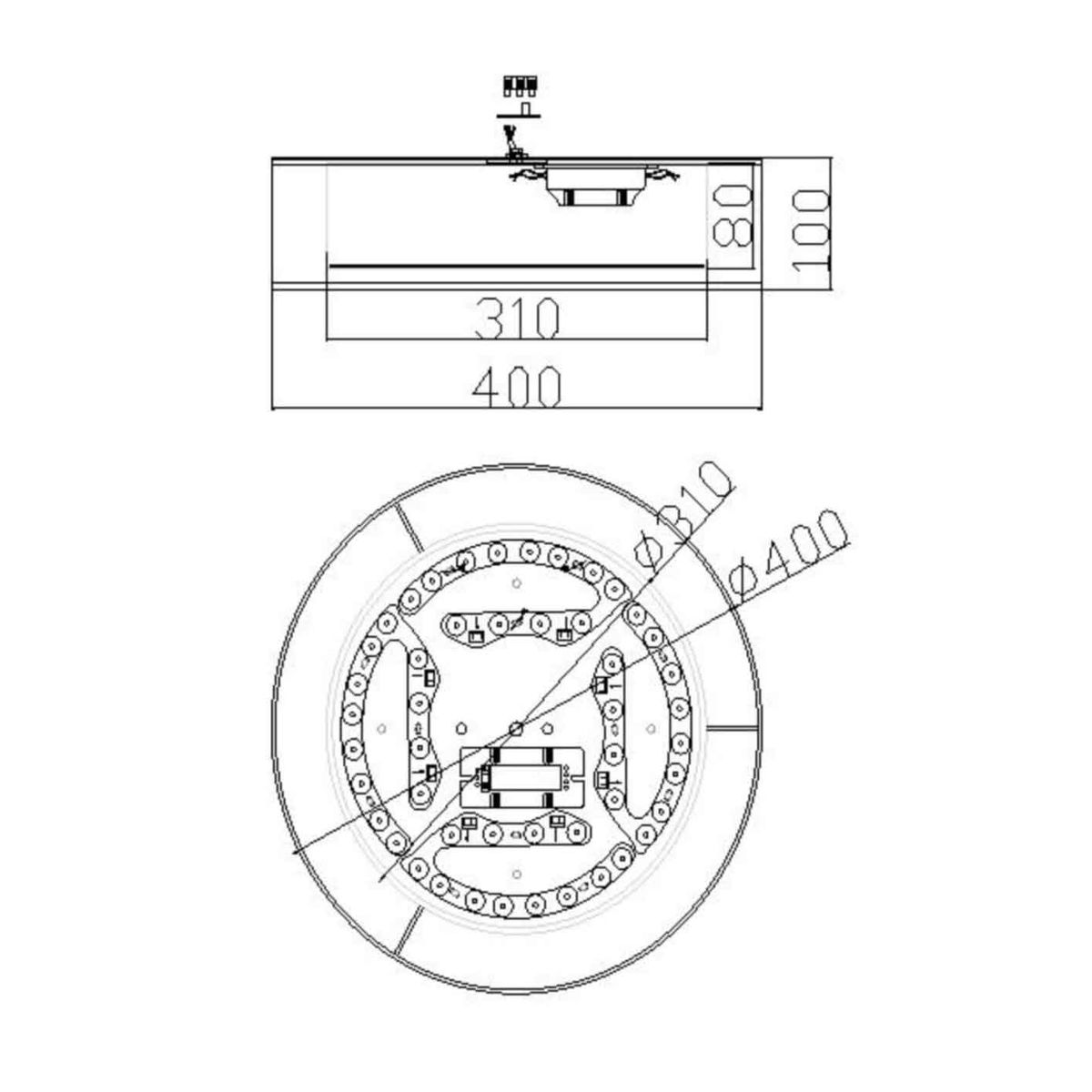 Потолочный светильник Freya Zoticus FR6005CL-L36G