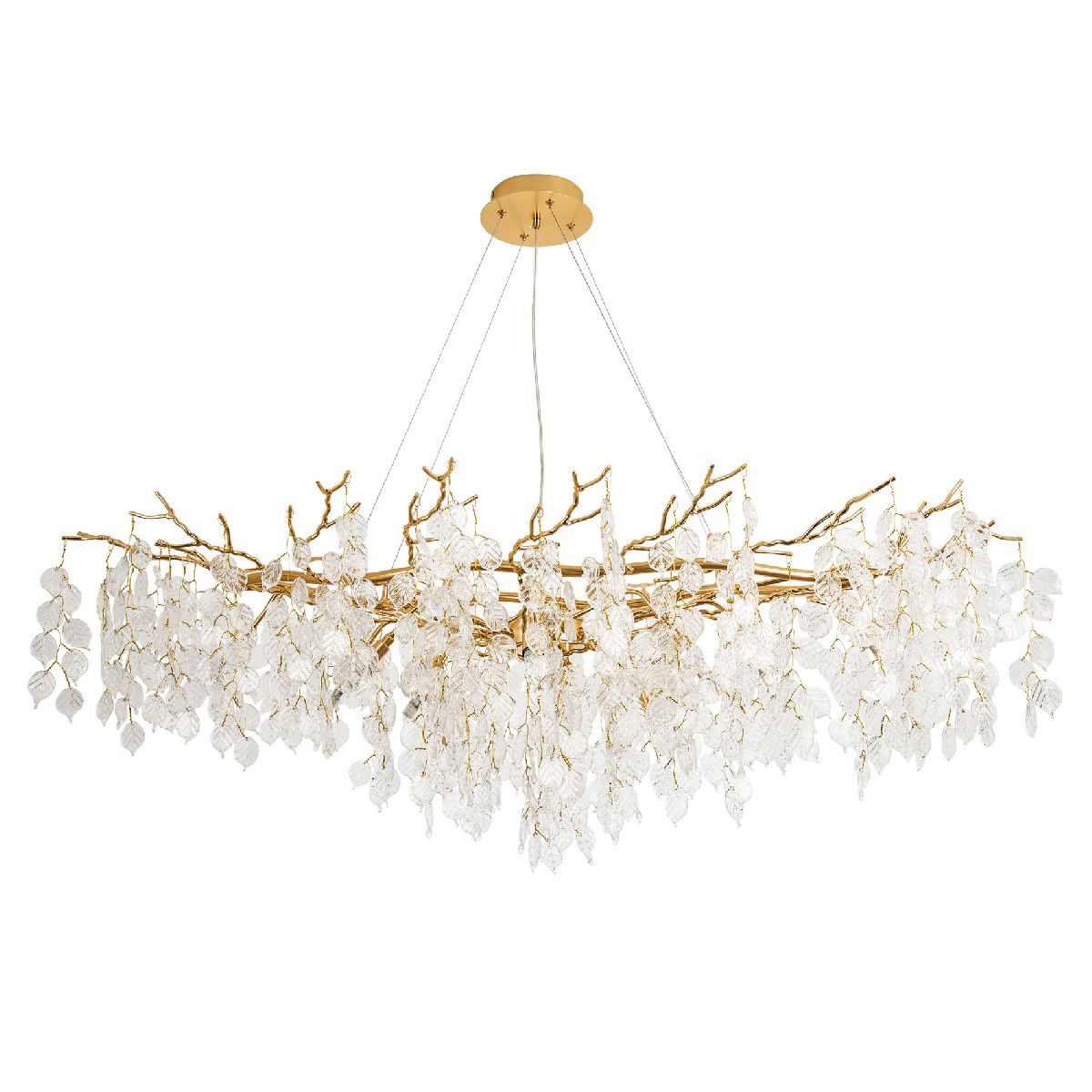 Подвесная люстра флористика Modestyle MS.2109.1200 GD