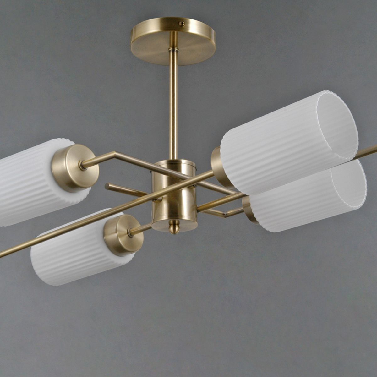 Люстра на штанге Illumico IL0737-6ASQ-25 AB NAPLES