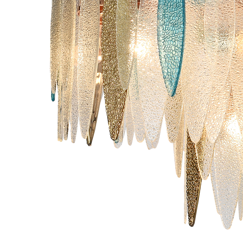 Подвесная люстра Natali Kovaltseva TRIADA 91002/15C GOLD