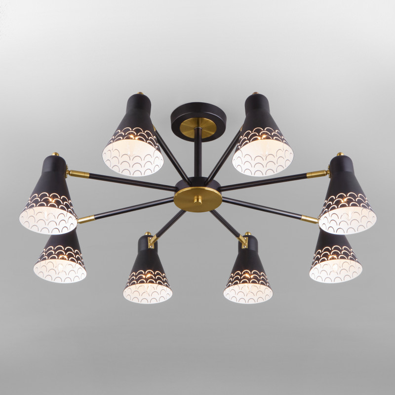 Люстра на штанге Eurosvet 70100/8 черный