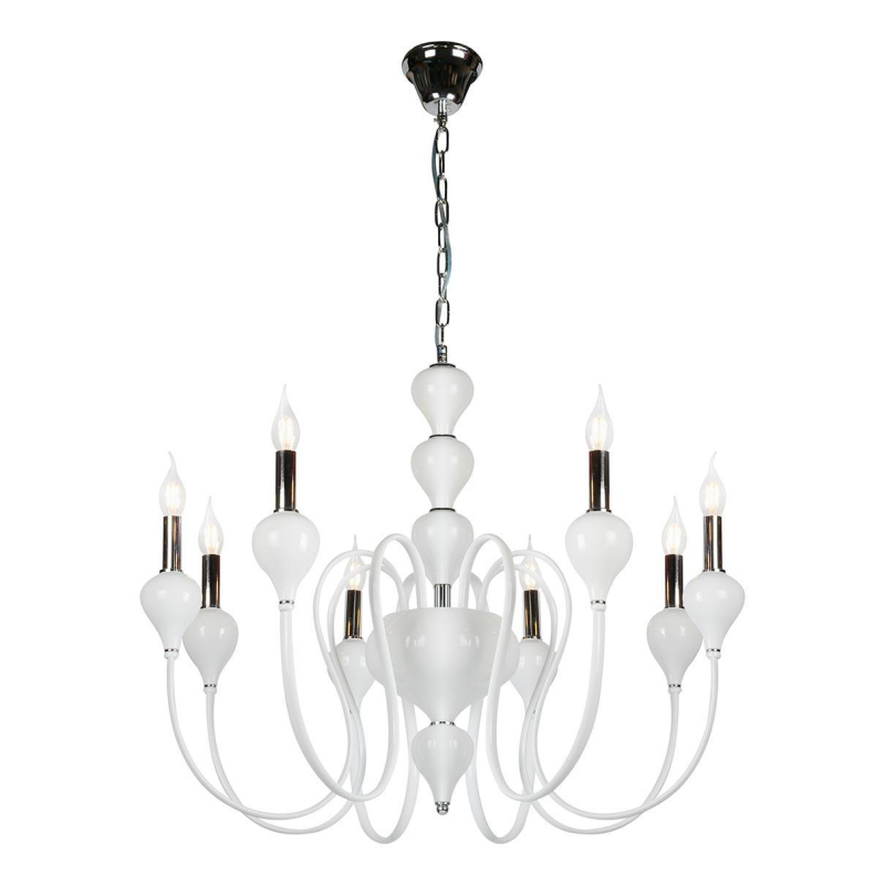 Подвесная люстра iLamp Lady 88003-8 WH