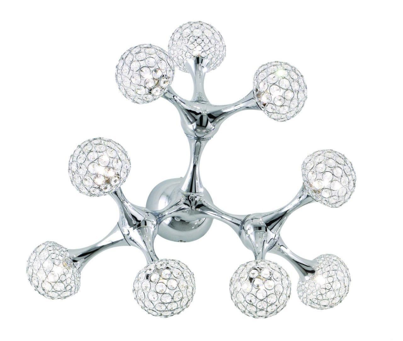 Потолочная люстра Ideal Lux Nodi Crystal PL9 093505