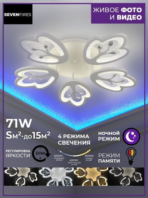 Потолочная люстра Wedo Light Agna 75267.01.09.05