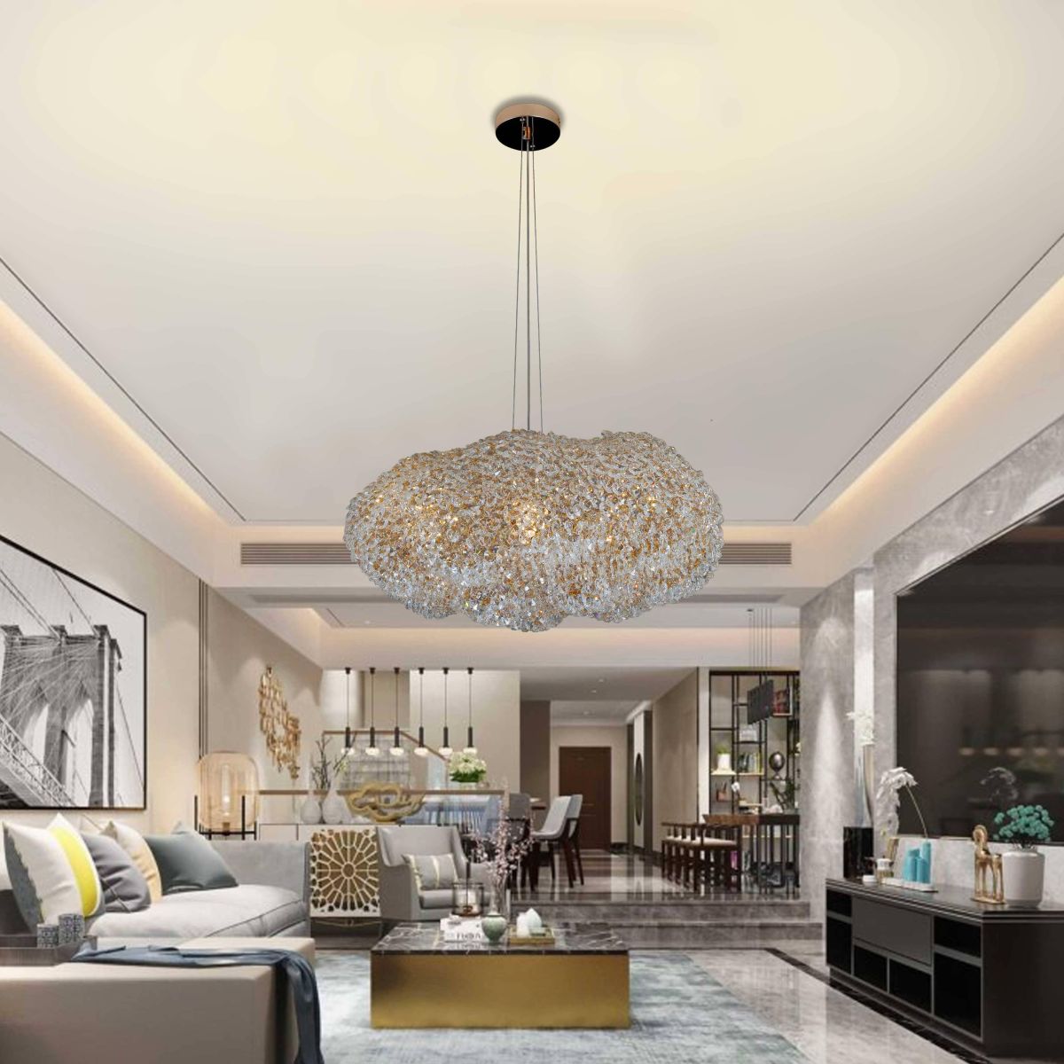 Подвесная люстра Alfa Light F4024-02