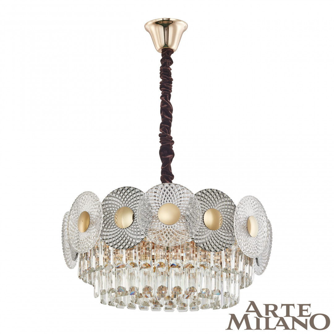 Подвесная люстра Arte Milano 1508B.D550.H250.E14.9 G