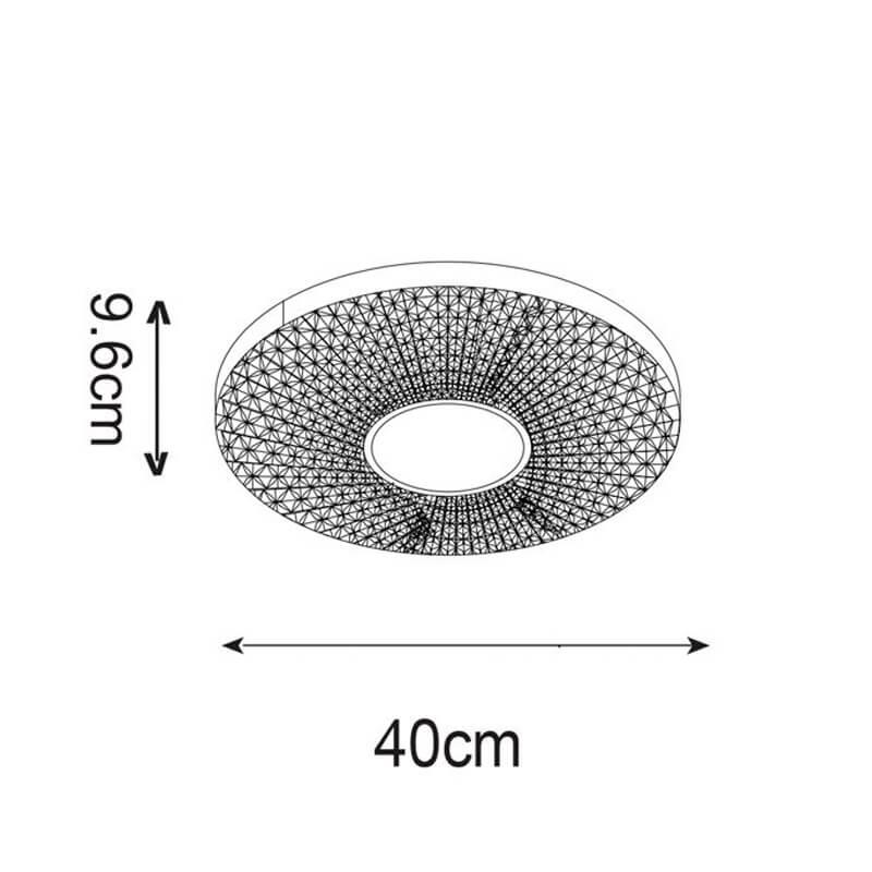 Потолочная светодиодная люстра Zumaline Moren CL18021-D40