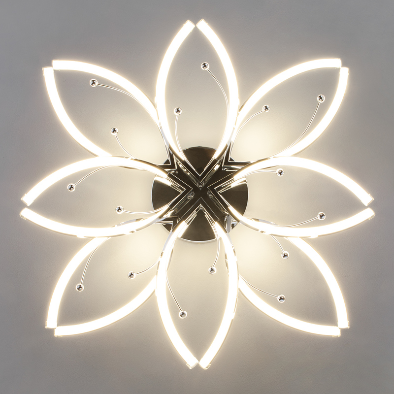 Потолочный светодиодный светильник Eurosvet Fiona 90092/8 хром