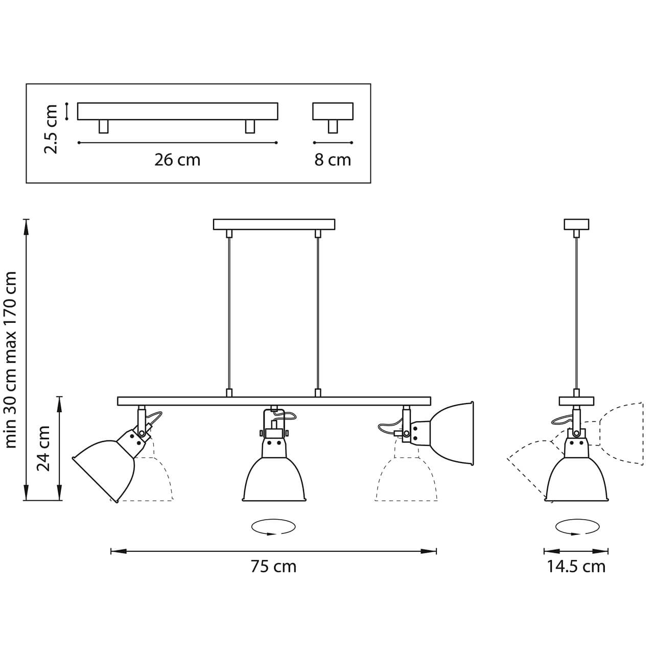 Подвесной светильник Lightstar ACROBATA 761137