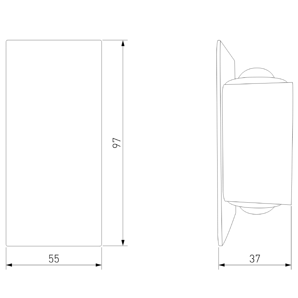 Уличный настенный светильник Elektrostandard Mini Light 35154/D черный 4690389188497 a060883