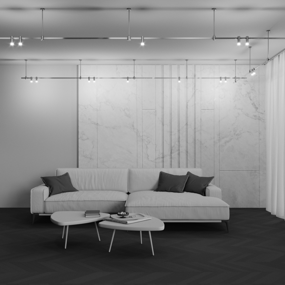 Трековый магнитный светильник Maytoni Skim TR145-1-3W4K-W-PT