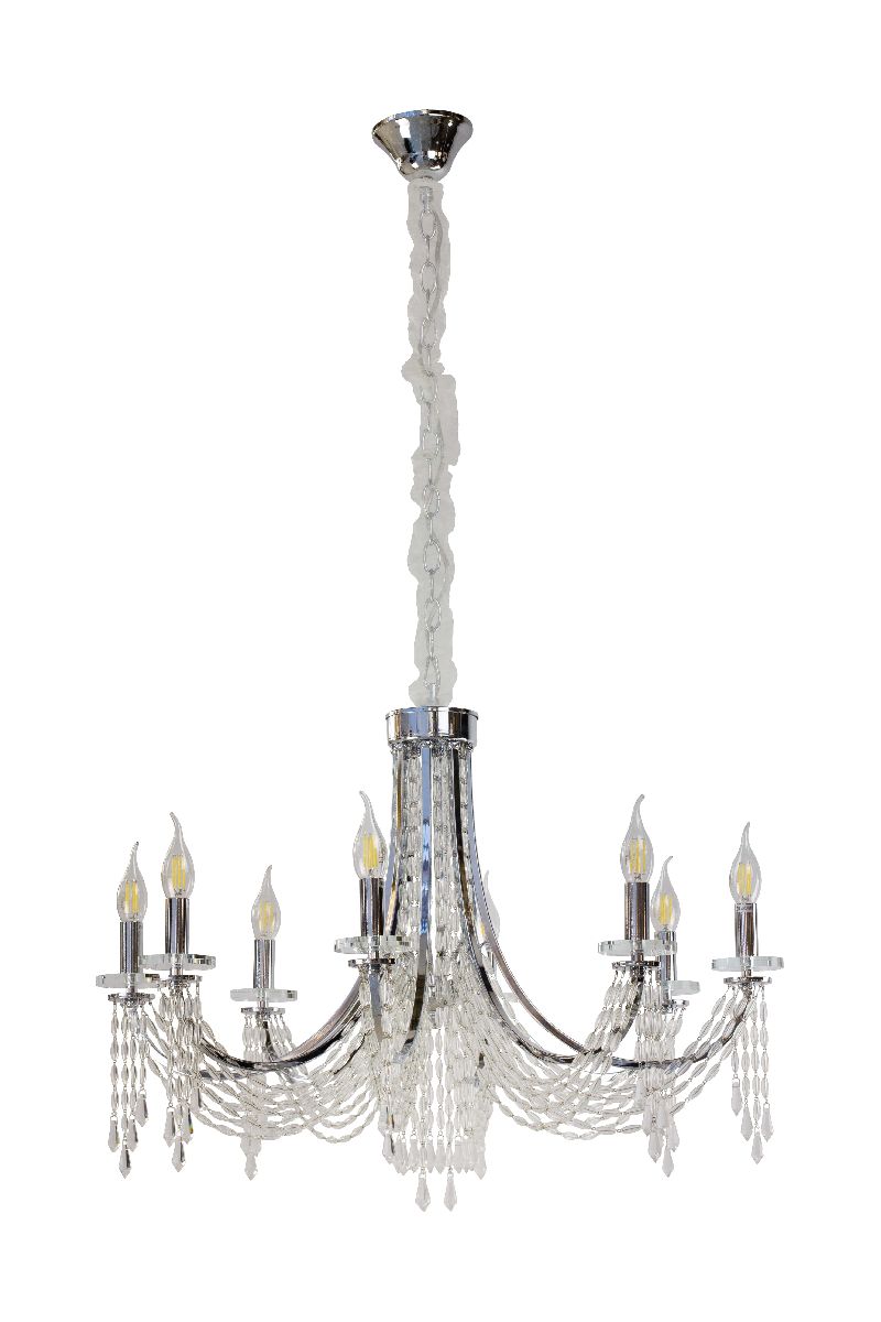 Подвесная люстра AM Group VIORE SP8 Chrome