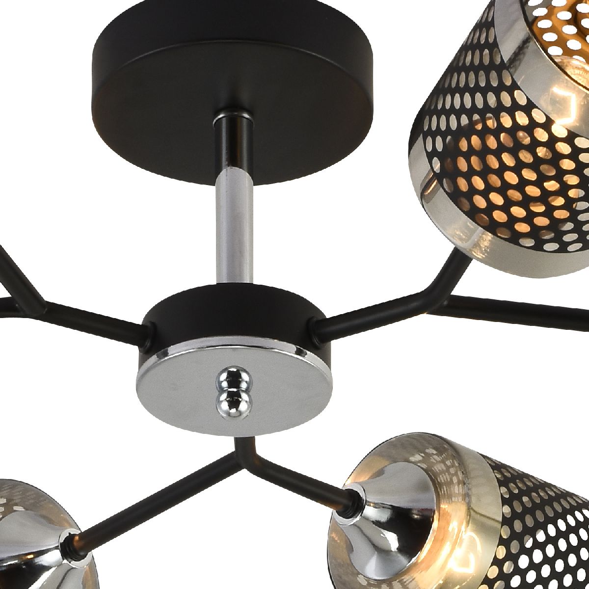 Люстра на штанге Reluce 01405-3.3-06B BK+CR