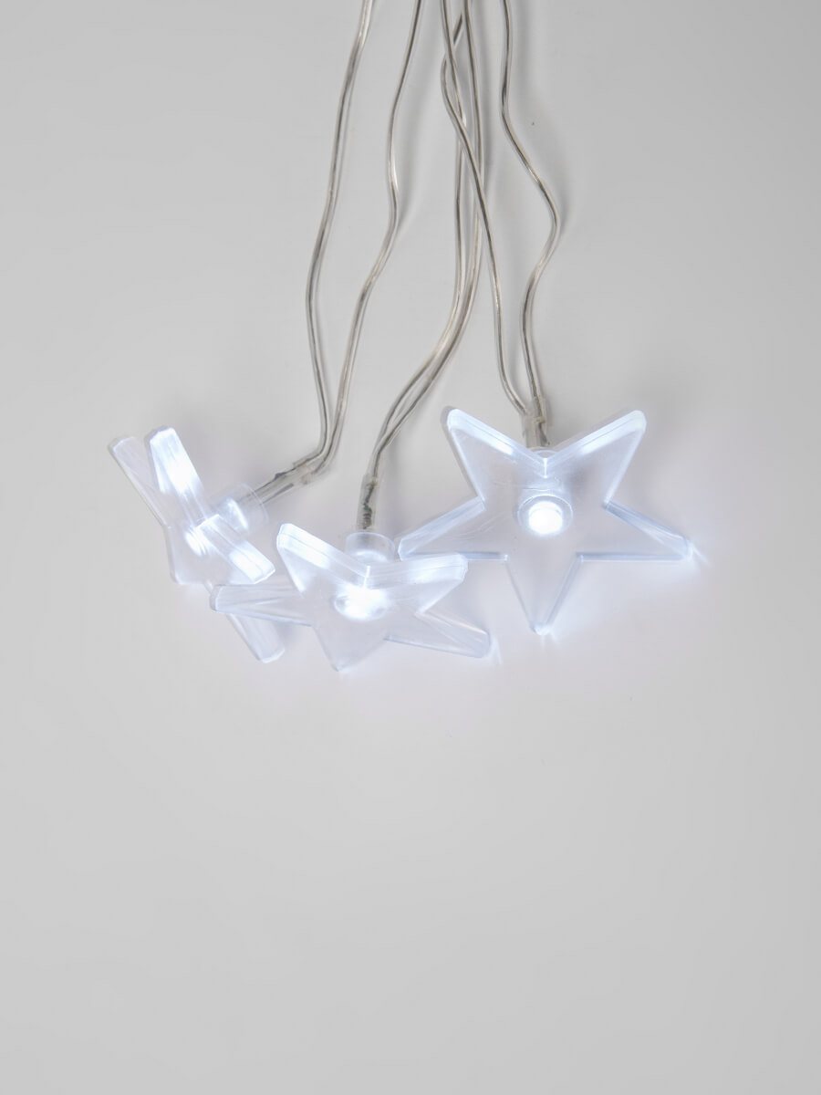 Светодиодная гирлянда Uniel (07920) звездочки 220V белый ULD-S0280-020/DTA White IP20 STARS