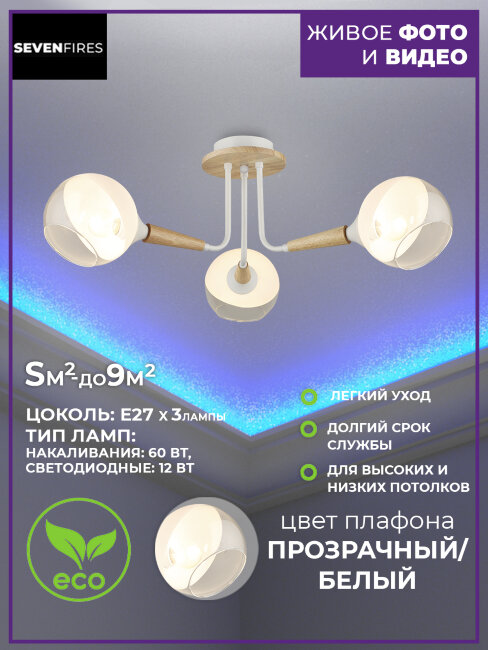 Потолочная люстра Wedo Light Ignas 66767.01.09.03