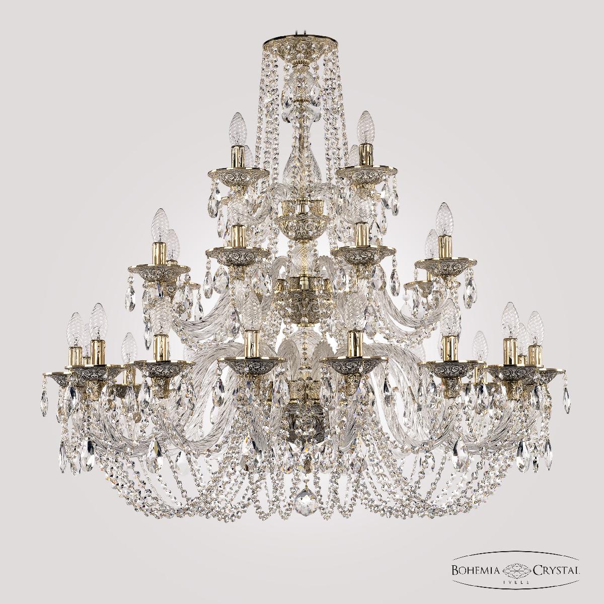 Подвесная люстра Bohemia Ivele Crystal 16102/16+8+4/360/3d GW